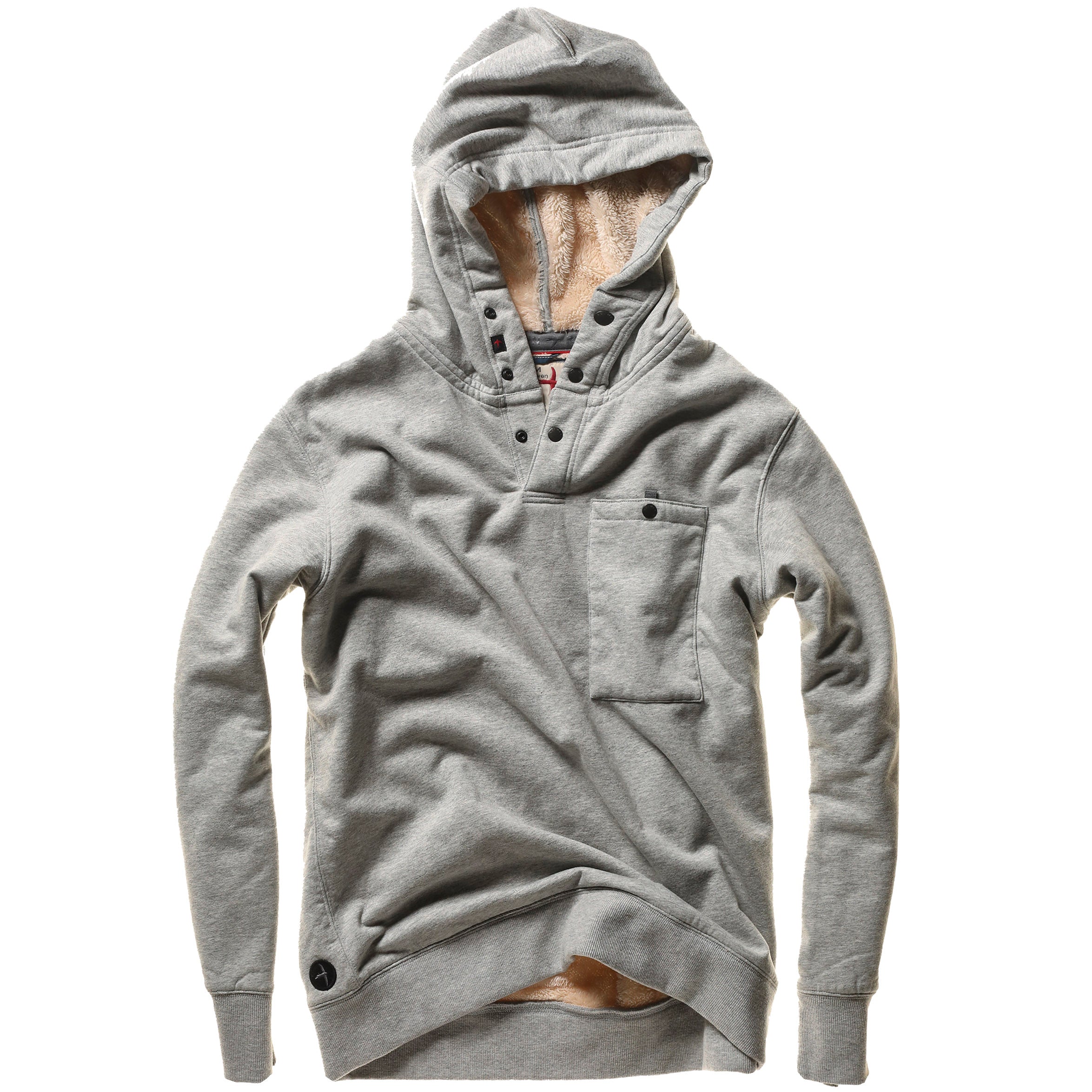 Lt Grey Heather Superfleece Hoodie by Relwen – The Royal Bloke