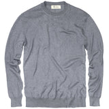 40Colori Lt Steel Grey Italian Pima Cotton Crewneck Sweater