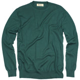 40Colori Spruce Green Italian Pima Cotton Crewneck