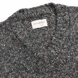 Grey Multi Fleck "Pinto" Knit Vest by Far Afield