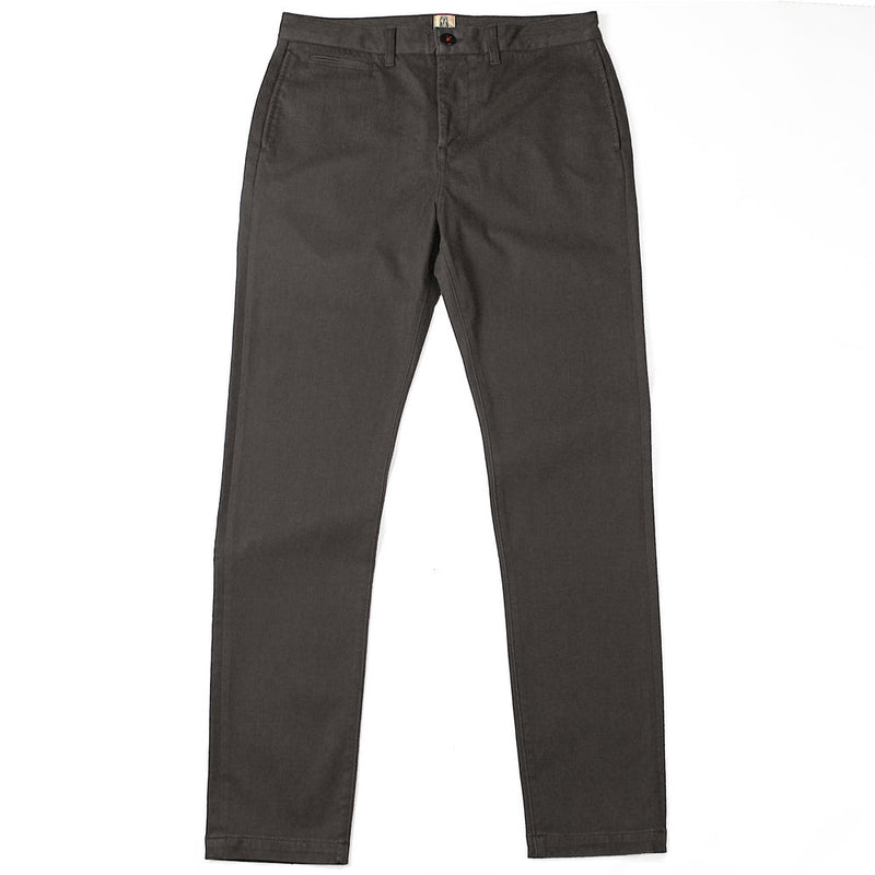Charcoal Grey "Axe" Denit® Chino by Hiroshi Kato