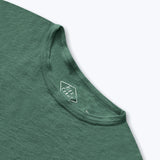 "Pine" SS Linen Sun Tee by Alex Crane