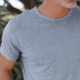 Alex Crane "Wave" SS Linen Sun Tee
