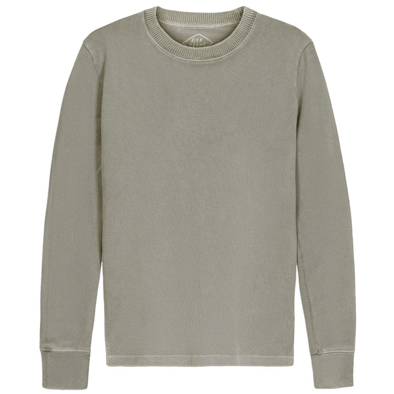 Clay "Caza" Crew Organic Cotton Sweatshirt by Alex Crane