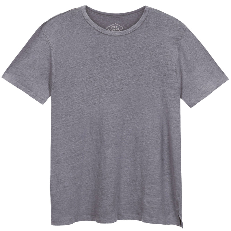 Slate Linen Sun SS Crewneck Tee by Alex Crane