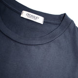 Dark Navy Organic Cotton T-Shirt by Crossley Italy