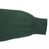Pine Green Italian Lt Weight Merino Crewneck Sweater by 40Colori Italy