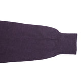 Dark Plum Italian Lt Weight Merino Crewneck Sweater by 40Colori Italy