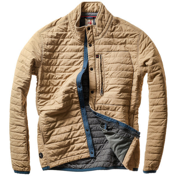 Dark Khaki Windzip Jacket by Relwen