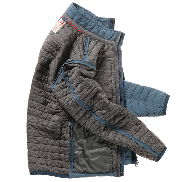 Gas Blue Windzip Jacket by Relwen