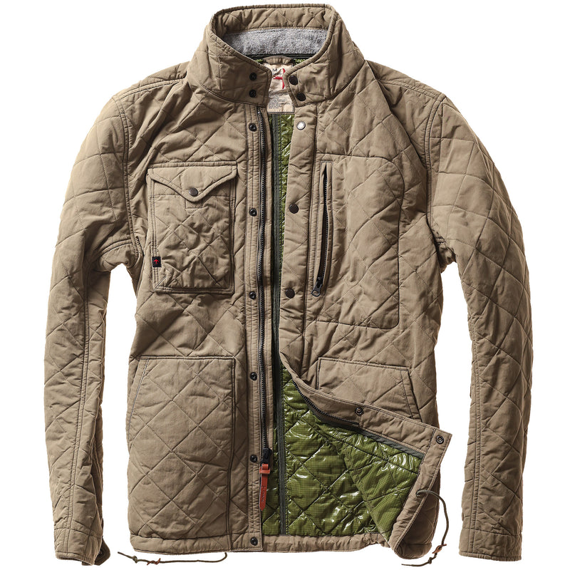 Barley Quilted Tanker by Relwen