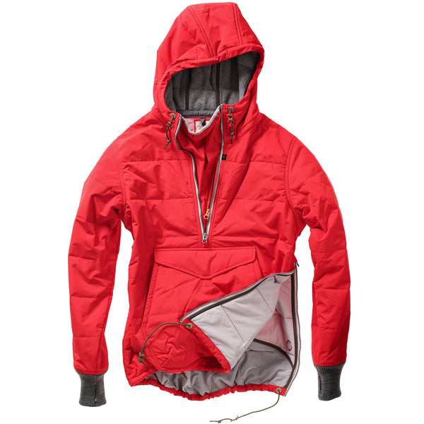 Brt Red Nylon Ripstop Boarder Anorak by Relwen