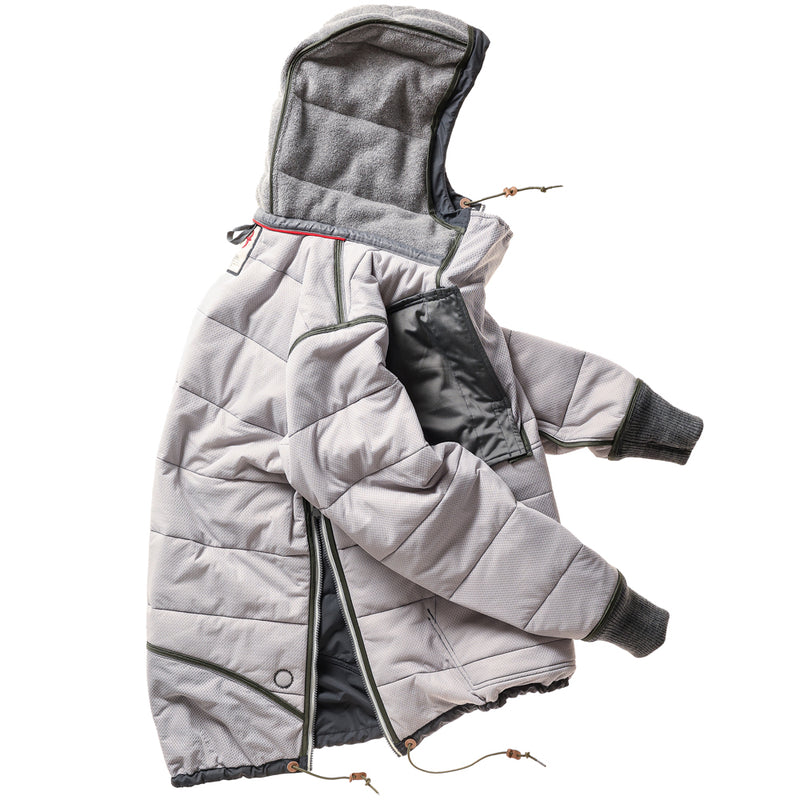 Slate Navy Nylon Ripstop Boarder Anorak by Relwen