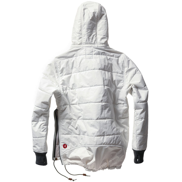 White Nylon Ripstop Boarder Anorak by Relwen