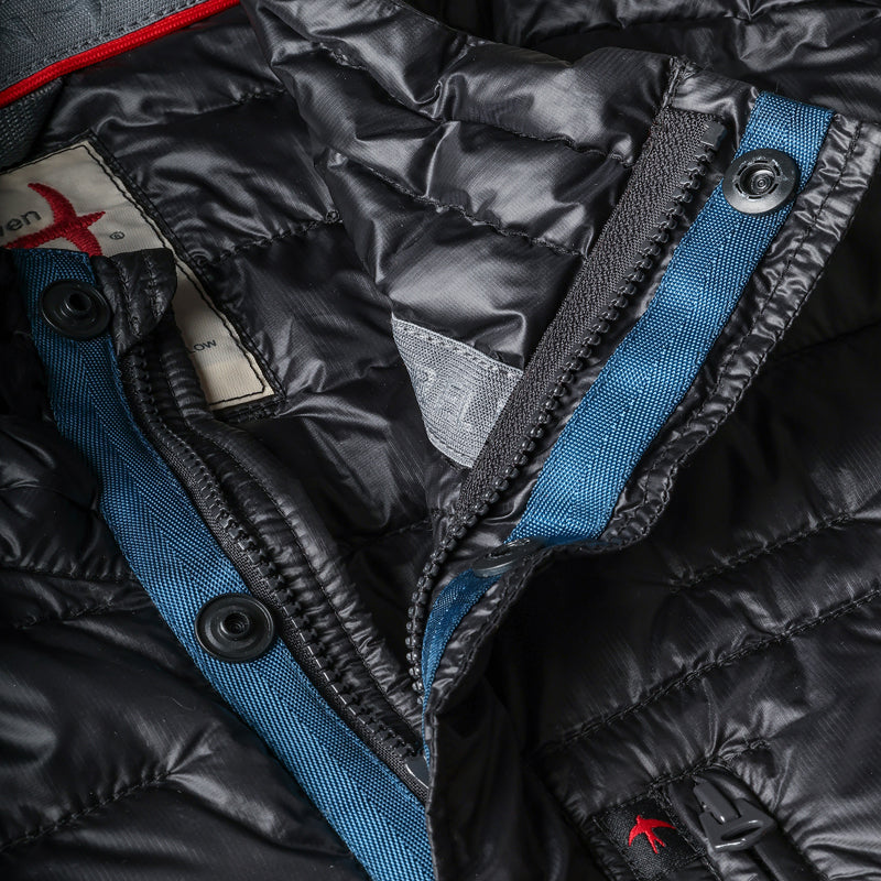 Black Featherweight Down Jacket by Relwen
