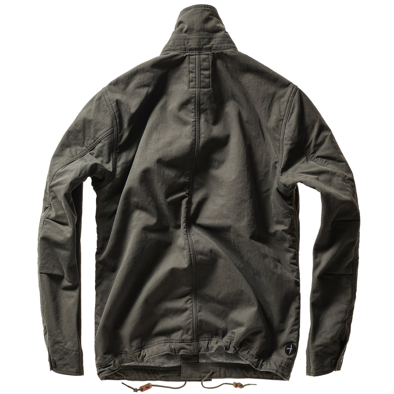 Forest Canvas Pile Lined Chore Coat by Relwen