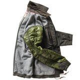 Forest Canvas Pile Lined Chore Coat by Relwen