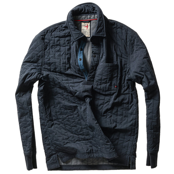 Navy Polo-Jack Popover Jacket by Relwen