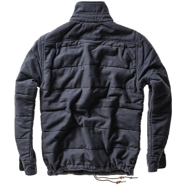 Navy Moleskin Snap CPO by Relwen