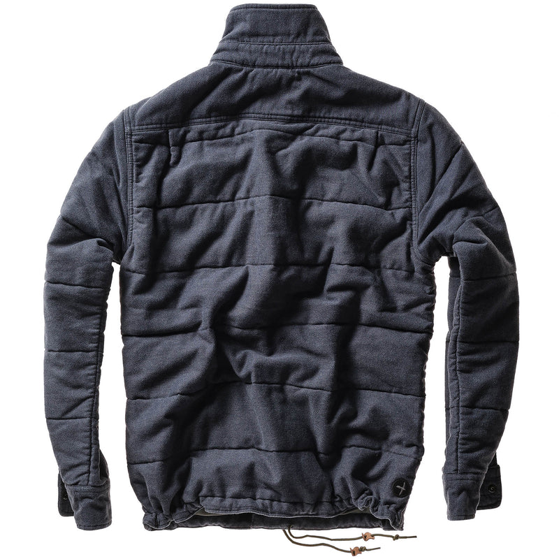 Navy Moleskin Snap CPO by Relwen
