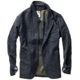 Brt Blue / Navy Twill Heritage Trap Blazer by Relwen