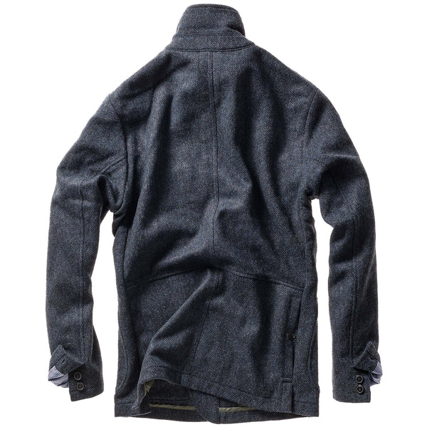 Brt Blue / Navy Twill Heritage Trap Blazer by Relwen
