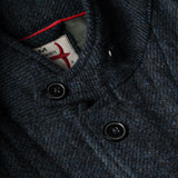 Brt Blue / Navy Twill Heritage Trap Blazer by Relwen