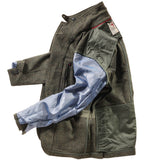 Olive / Black Herringbone Heritage Trap Blazer by Relwen