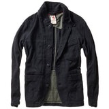 Navy Sweatshirt Trap Blazer by Relwen