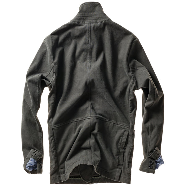 Charcoal Loden Moleskin Trap Blazer by Relwen