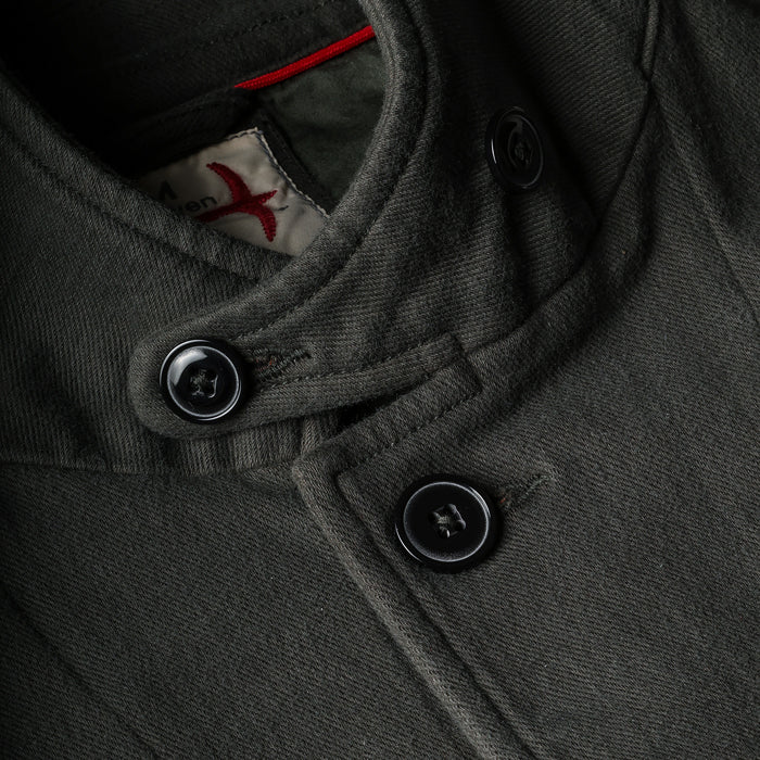 Charcoal Loden Moleskin Trap Blazer by Relwen