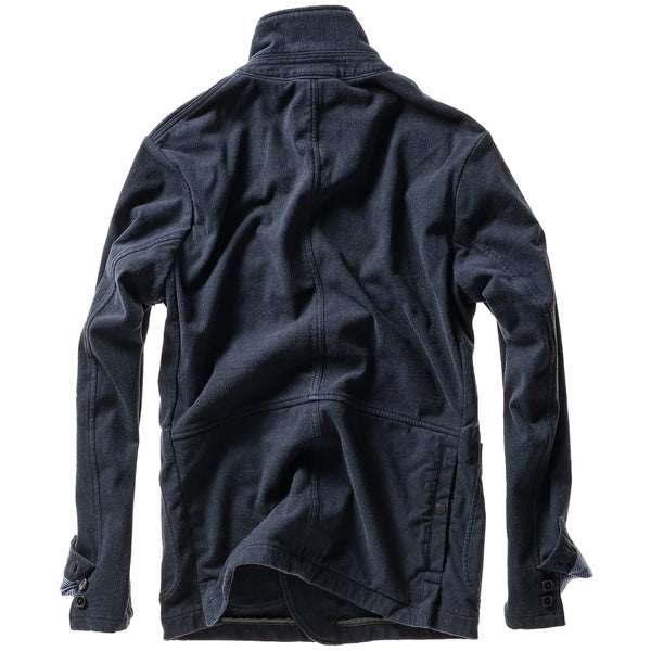 Dark Navy Moleskin Trap Blazer by Relwen