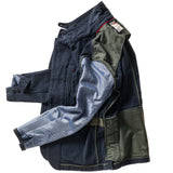 Dark Navy Moleskin Trap Blazer by Relwen