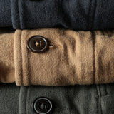 Charcoal Loden Moleskin Trap Blazer by Relwen