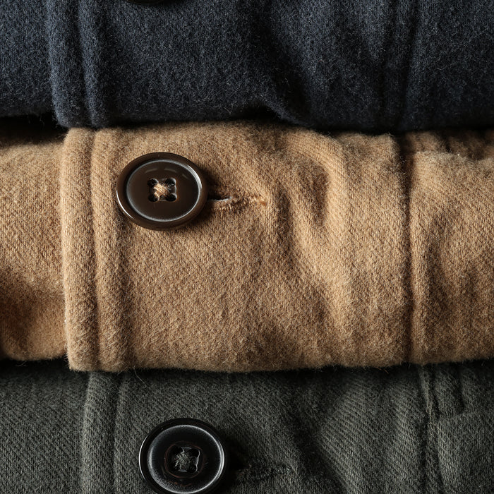 Dark Navy Moleskin Trap Blazer by Relwen