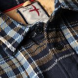 Navy Multi Plaid Mountain Flannel Shirt by Relwen