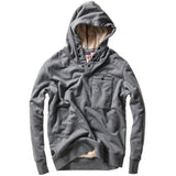 Dark  Grey Heather Superfleece Hoodie by Relwen
