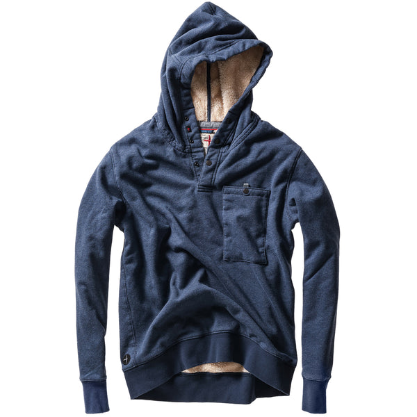 Navy Heather Superfleece Hoodie by Relwen