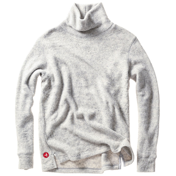 Stone Heather Snowboard Mock Turtle by Relwen