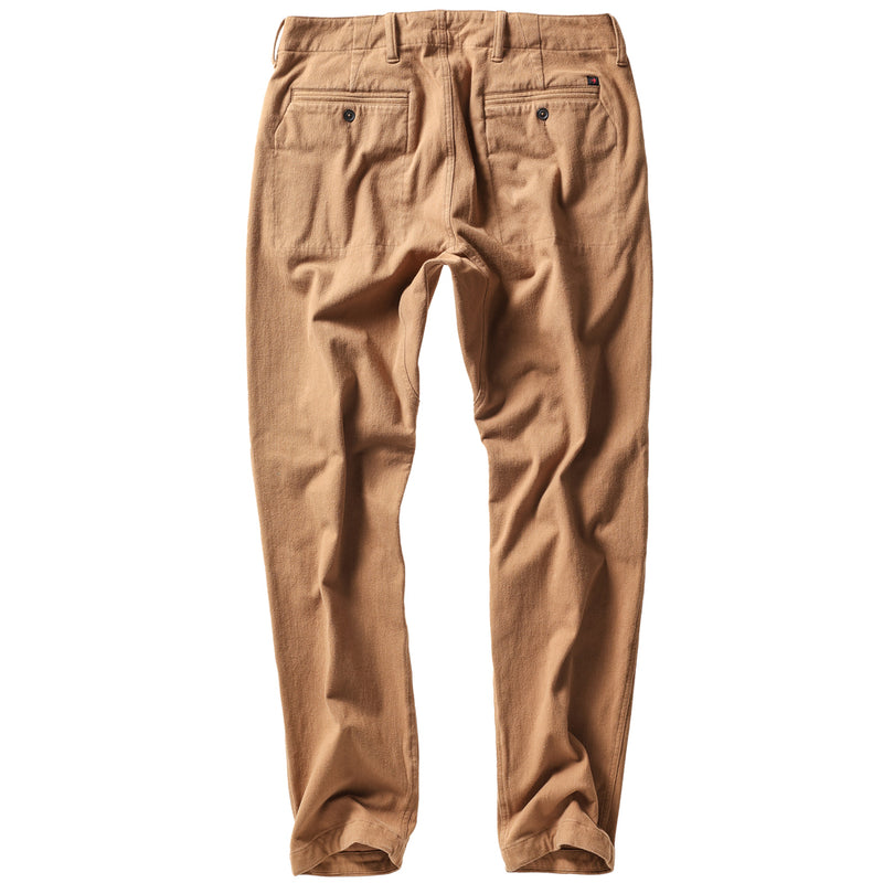 Camel Moleskin Chino by Relwen