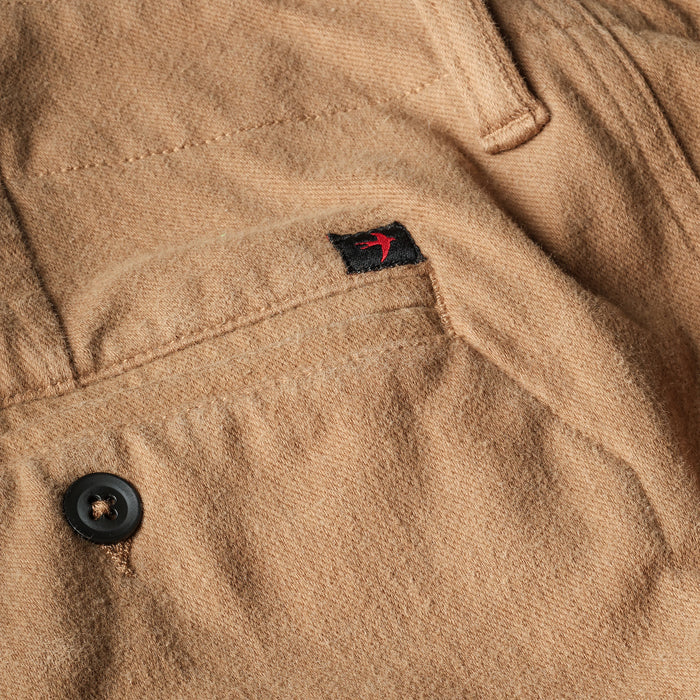 Camel Moleskin Chino by Relwen