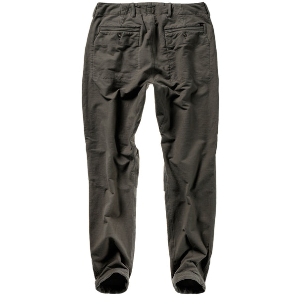 Charcoal Loden Moleskin Chino by Relwen