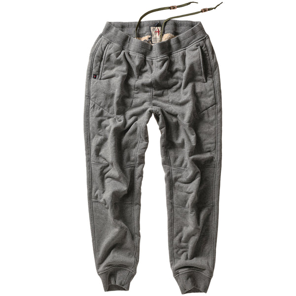 Dark Grey Heather Superfleece Track Pant by Relwen