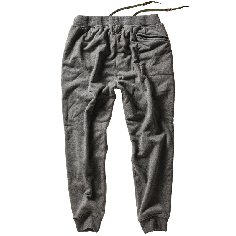 Dark Grey Heather Superfleece Track Pant by Relwen