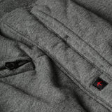 Dark Grey Heather Superfleece Track Pant by Relwen