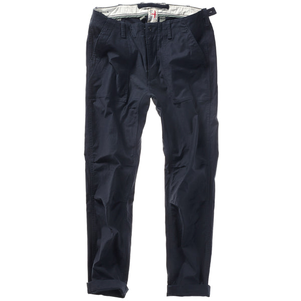 Dark Navy Military Supply Pant by Relwen