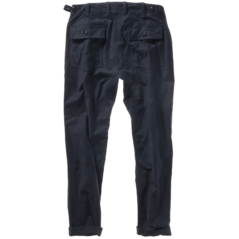 Dark Navy Military Supply Pant by Relwen