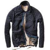 Relwen Navy Quilted Superfleece Jacket