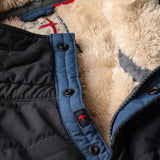 Relwen Black Fade Quilted Superfleece Popover