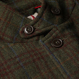 Relwen Loden / Rust District Plaid Heritage Trap Blazer